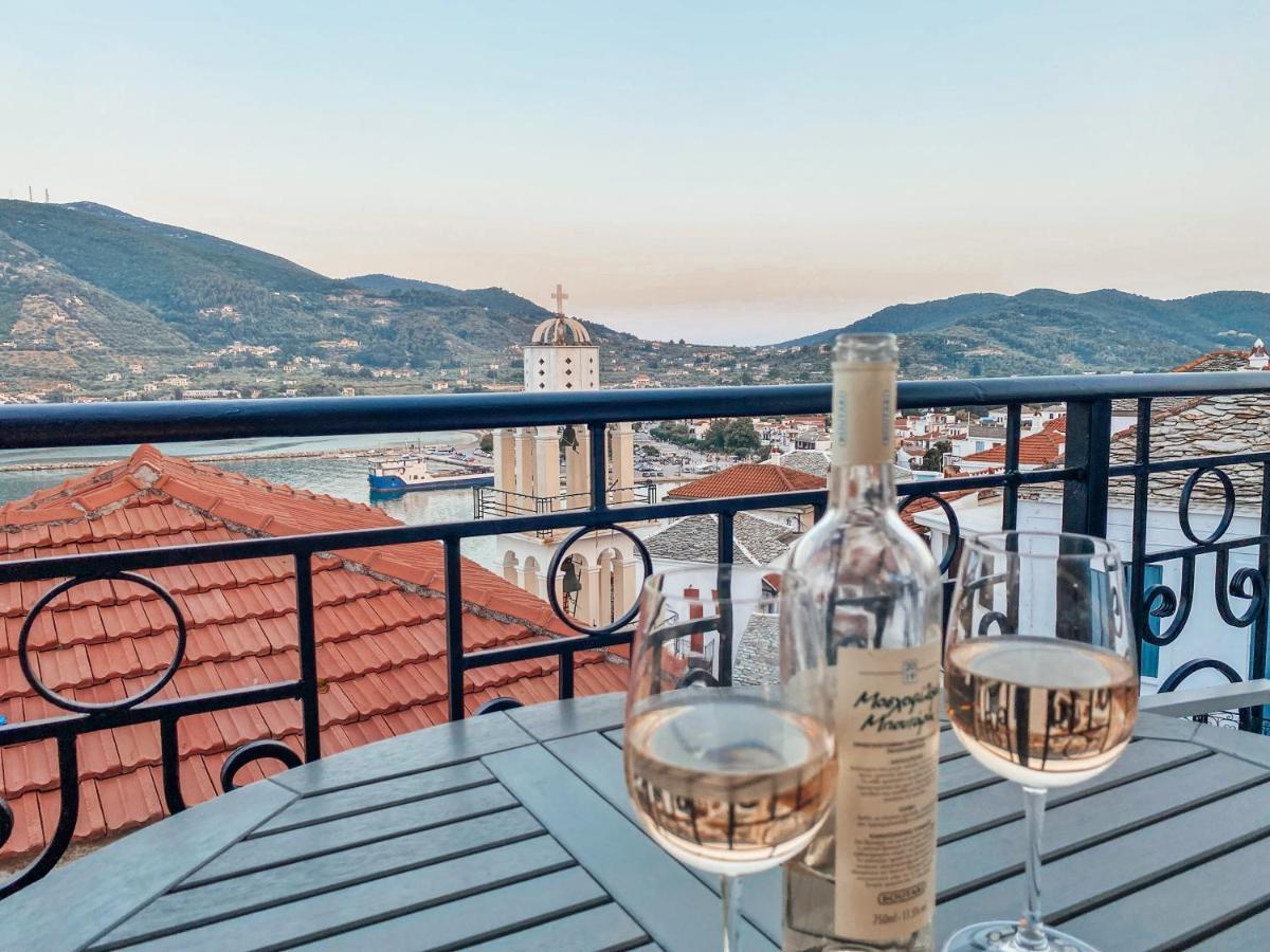 Evageliasvilla Sea View Skopelos Town Ngoại thất bức ảnh
