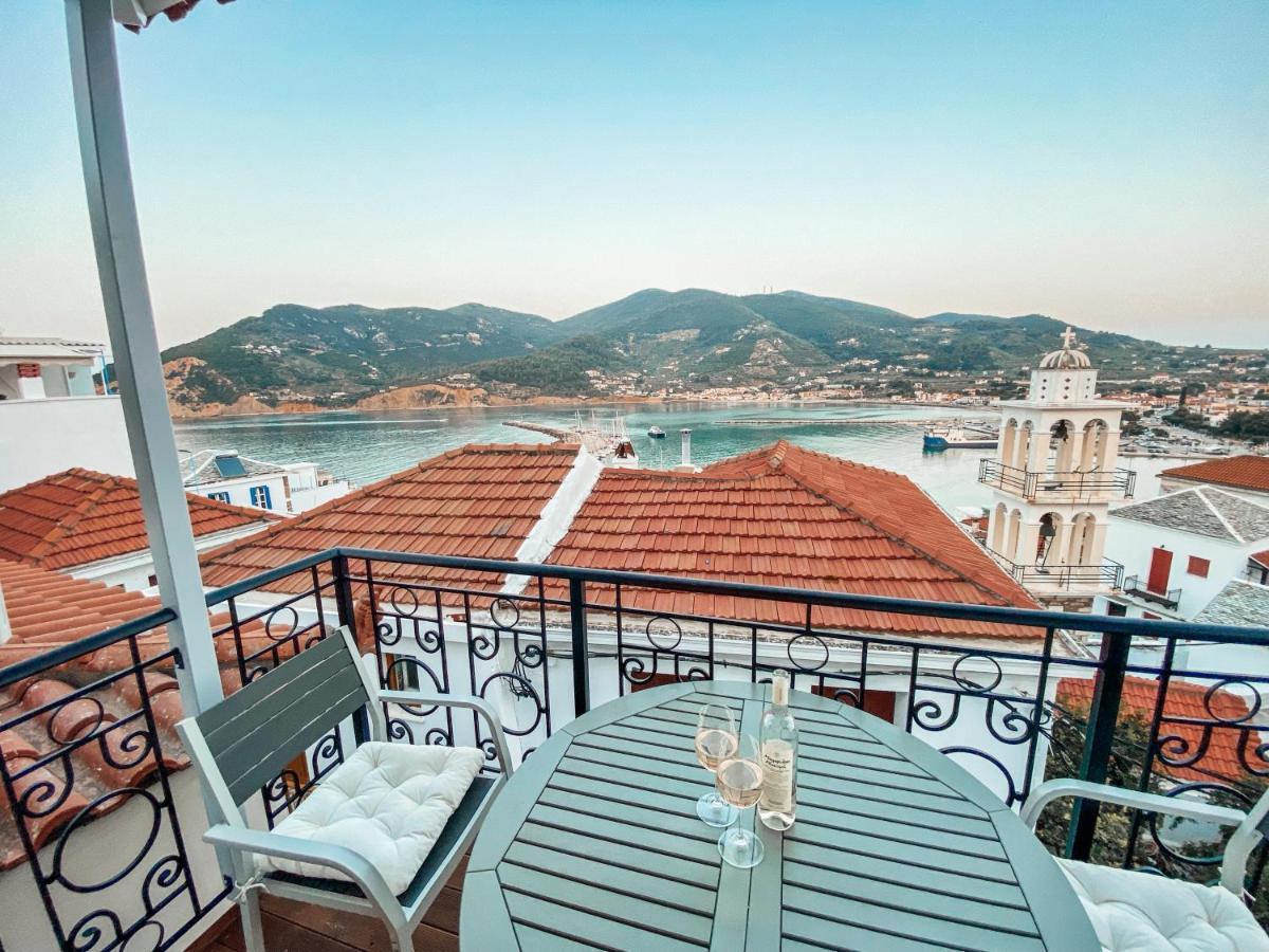 Evageliasvilla Sea View Skopelos Town Ngoại thất bức ảnh