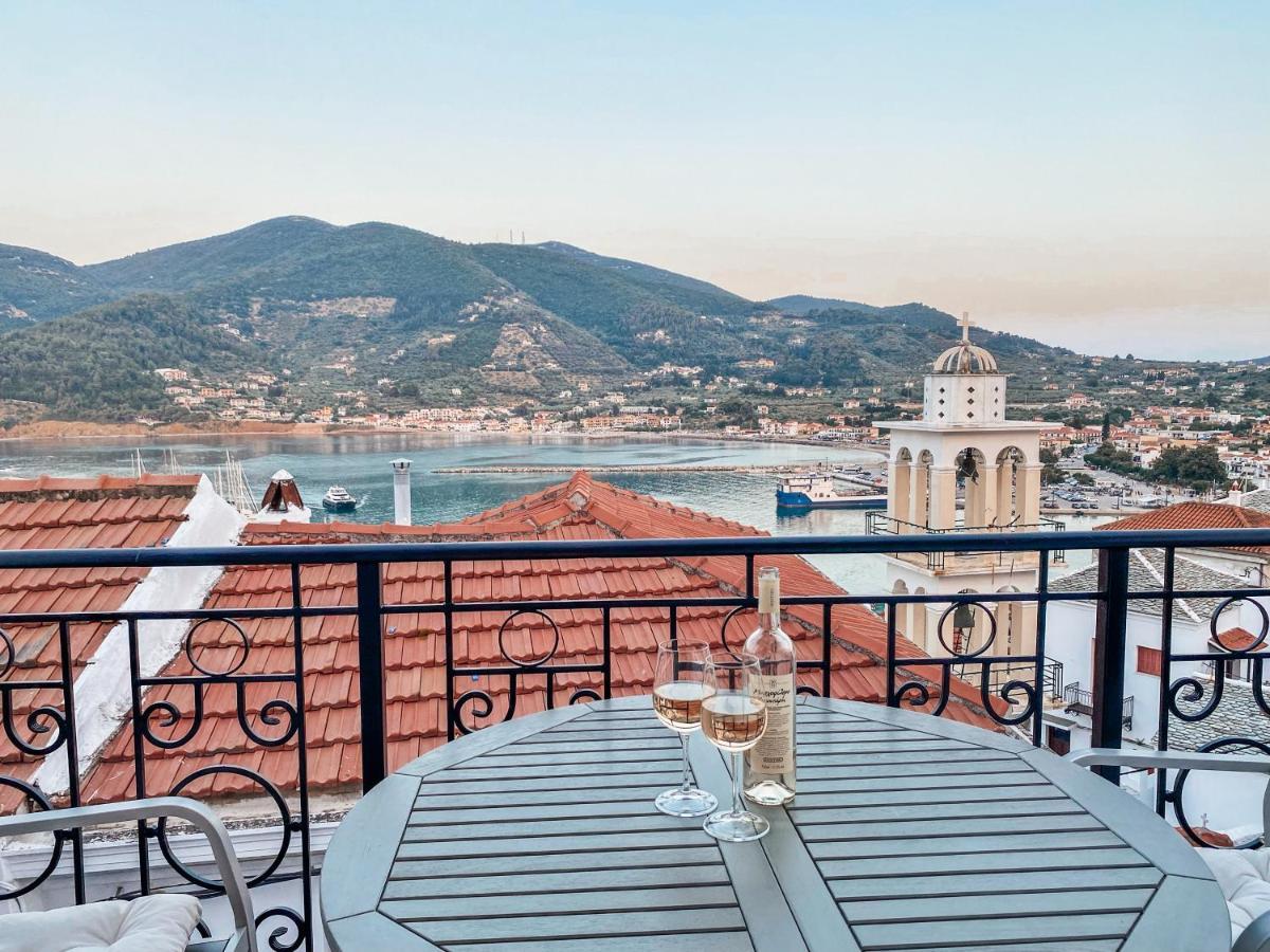 Evageliasvilla Sea View Skopelos Town Ngoại thất bức ảnh