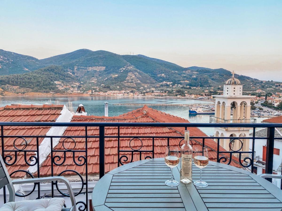 Evageliasvilla Sea View Skopelos Town Ngoại thất bức ảnh