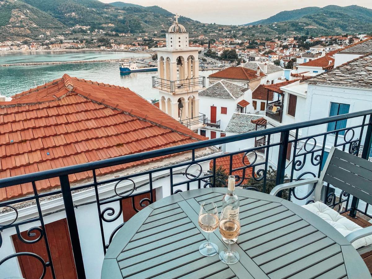 Evageliasvilla Sea View Skopelos Town Ngoại thất bức ảnh