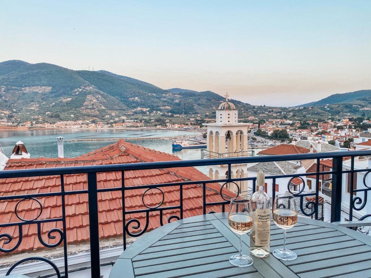 Evageliasvilla Sea View Skopelos Town Ngoại thất bức ảnh