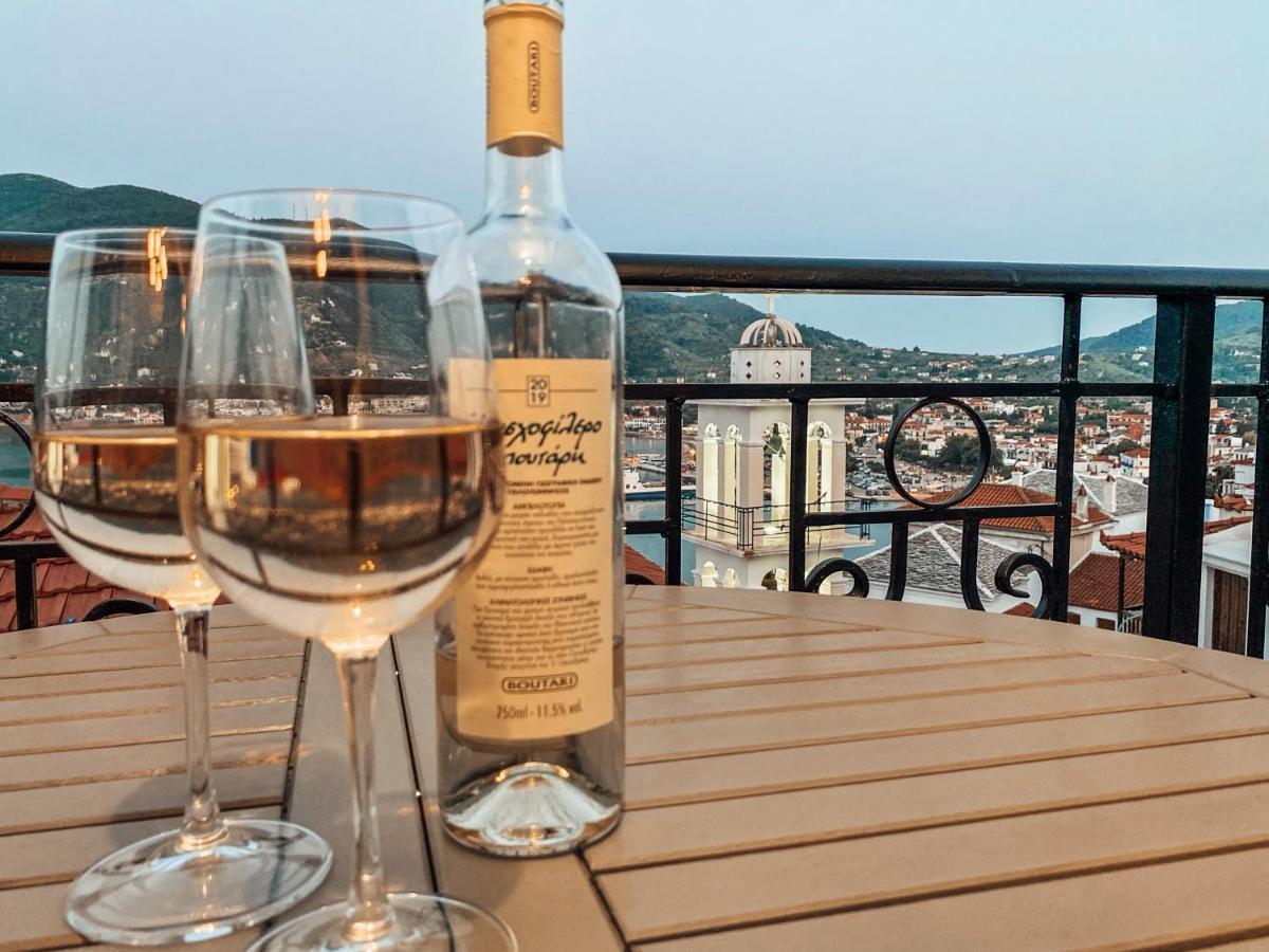 Evageliasvilla Sea View Skopelos Town Ngoại thất bức ảnh
